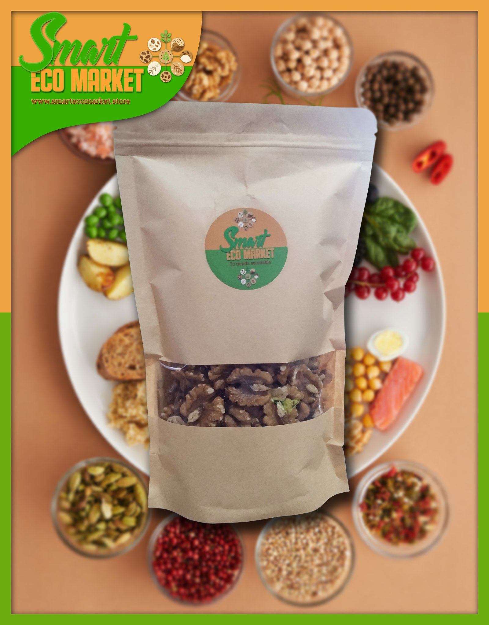 Nueces Mariposa Extra-Light Enteras. Nueces Mariposa Extra-Light Enteras.