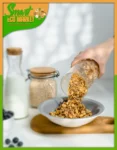 Desayuno con Granola sin Pasas de Uva.