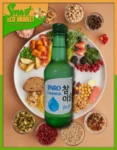 Jinro Chamisul Soju Coreano ideal para Sushi Fresh x 360ml.